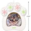 Hallmark Keepsake Christmas Ornament, Furry Friend 2025 Photo Frame, Pet Gifts(2024 Pretty Kitty)