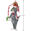 Hallmark Keepsake Christmas Ornament, Tom and Jerry A Little Snack, Cartoon Gifts(Stealing Sips)