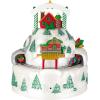 Hallmark Keepsake Christmas Tabletop Decoration 2025, Up on the Housetop Musical With Light and Motion, Christmas Decorations(North Pole Village)