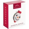 Hallmark Keepsake Mini Christmas Ornament (Beach Day Buddy) 0.75″ Tiny Ornament for Tabletop Tree(Whimsical Waffles)