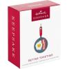 Hallmark Keepsake Mini Christmas Ornament (Two Scoops of Fun) 0.75″ Tiny Ornament for Tabletop Tree(Bacon and Eggs)