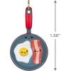 Hallmark Keepsake Mini Christmas Ornament (Two Scoops of Fun) 0.75″ Tiny Ornament for Tabletop Tree(Bacon and Eggs)