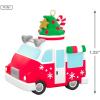 Hallmark Keepsake Mini Christmas Ornament (Two Scoops of Fun) 0.75″ Tiny Ornament for Tabletop Tree(Festive Frozen Treats)