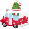 Hallmark Keepsake Mini Christmas Ornament (Two Scoops of Fun) 0.75″ Tiny Ornament for Tabletop Tree(Festive Frozen Treats)