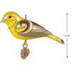 Hallmark Keepsake Mini Christmas Ornament (Two Scoops of Fun) 0.75″ Tiny Ornament for Tabletop Tree(Mini Lady Western Tanager)