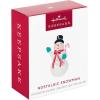 Hallmark Keepsake Mini Christmas Ornament (Two Scoops of Fun) 0.75″ Tiny Ornament for Tabletop Tree(Nostalgic Snowman)