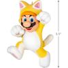 Hallmark Keepsake Nintendo Christmas Tree Topper, Super Mario Super Star with Light and Sound, Gifts for Gamers(Powered Up with Mario Cat)