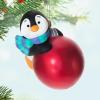 Hallmark Keepsake Petite Penguins Mini Christmas Ornament (A Delightful Decoration) 1″ Tiny Ornament for Tabletop Tree(2025 Petite Penguins)