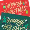 Hallmark Modern Holiday Greeting Card Assortment (6 Cards with Envelopes) Happy Holidays, Merry Christmas
