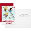 Hallmark Pack of Peanuts Christmas Cards, Ice Skating (10 Cards with Envelopes)(Multicolor)