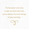 Hallmark Signature Christmas Card (Fun Surprises Santa Claus with Gift)(Peace & Hope)