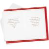 Hallmark Signature Christmas Card (Fun Surprises Santa Claus with Gift)(Peace & Hope)