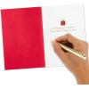Hallmark Signature Christmas Card (Fun Surprises Santa Claus with Gift)(Santa Claus)
