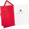 Hallmark Signature Christmas Card (Fun Surprises Santa Claus with Gift)(Santa Claus)