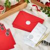 Hallmark Silver Foil Holiday Sticker Seals for Envelopes (80 Seals) Snowflakes, Trees, Reindeer