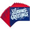 Hallmark Bulk Christmas Card Assortment, Playful Icons (72 Cards and 72 Envelopes) Joy to the World, Deck the Halls, Snowman, Cocoa, Pinecones, Tree(Season’s Greetings)