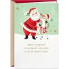 Hallmark Christmas Card (Grateful for You) Vintage Santa and Reindeer