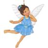 Hallmark Keepsake 1.12″ Miniature Christmas Ornament 2024, Mini Cute Carnation Fairy, Gift for Her(Pansy Fairy)
