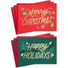 Hallmark Modern Holiday Greeting Card Assortment (6 Cards with Envelopes) Happy Holidays, Merry Christmas