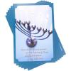 Blue Menorah  Pack of 6