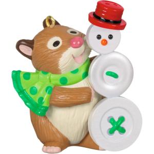 Hallmark Keepsake Christmas Ornament 2024, Cute as a Button, Gifts for Animal Lovers(2024 Cute as a Button)