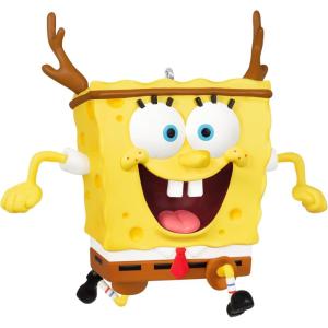 Hallmark Keepsake Christmas Ornament 2024, Nickelodeon SpongeBob SquarePants SpongeBob’s Holiday Rush, Cartoon Gifts(SpongeBob’s Holiday Rush)