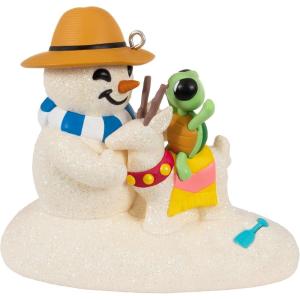 Hallmark Keepsake Christmas Ornament 2024, Sandal the Sandman, Snowman Collectors Gifts(2023 Sandal the Snowman)