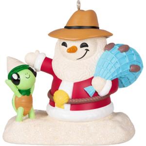 Hallmark Keepsake Christmas Ornament 2024, Sandal the Sandman, Snowman Collectors Gifts(2024 Sandal the Snowman)