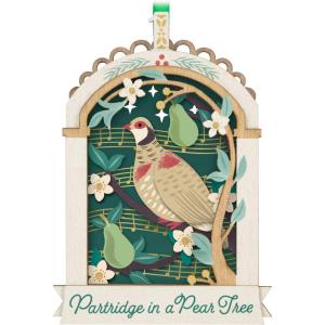Hallmark Keepsake Christmas Ornament 2024, Twelve Days of Christmas Papercraft, Gifts for Christmas Lovers(2024 Twelve Days of Christmas)