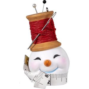 Hallmark Keepsake Christmas Ornament 2024, We Needle Little Christmas, Gifts for Crafters(Snowman Thread)