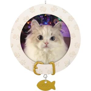 Hallmark Keepsake Christmas Ornament, Furry Friend 2025 Photo Frame, Pet Gifts(2025 Furry Friend)
