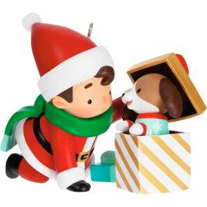 Hallmark Keepsake Christmas Ornament, Young Santa Mystery(2024 Young Santa)