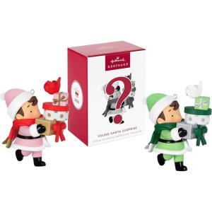 Hallmark Keepsake Christmas Ornament, Young Santa Mystery(2025 Mystery Young Santa)