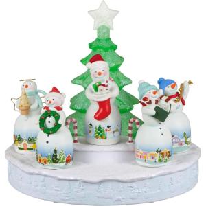 Hallmark Keepsake Christmas Tabletop Decoration 2025, Up on the Housetop Musical With Light and Motion, Christmas Decorations(Snowtop Lodge)