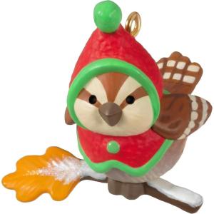 Hallmark Keepsake Mini Christmas Ornament (Cozy Lil’ Critters) 1″ Tiny Ornament for Tabletop Tree(2023 Cozy Lil’ Critters)