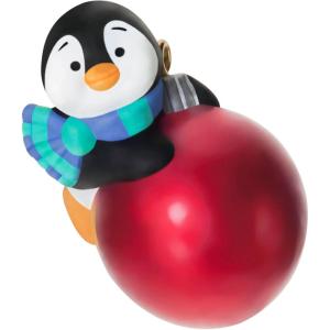Hallmark Keepsake Petite Penguins Mini Christmas Ornament (A Delightful Decoration) 1″ Tiny Ornament for Tabletop Tree(2025 Petite Penguins)