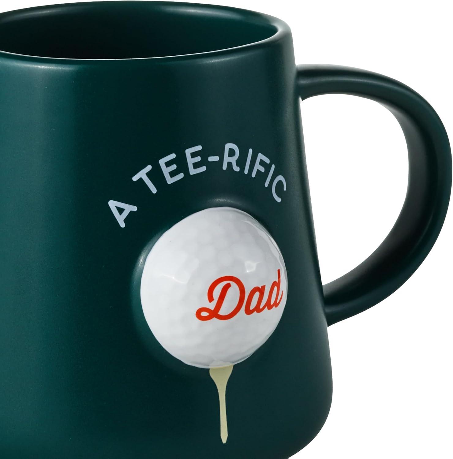 image:imageHallmark Sculpted Mug With Mortarboard Cap Lid 15 oz Hats Off Grad Gift for High School Graduations College Grandson GranddaughterA TeeRific Dad Mug