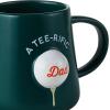 Hallmark Sculpted Mug With Mortarboard Cap Lid, 15 oz. (Hats Off Grad) Gift for High School Graduations, College, Grandson, Granddaughter(A Tee-Rific Dad Mug)