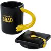 Hallmark Sculpted Mug With Mortarboard Cap Lid, 15 oz. (Hats Off Grad) Gift for High School Graduations, College, Grandson, Granddaughter(Hats Off Grad Mug)