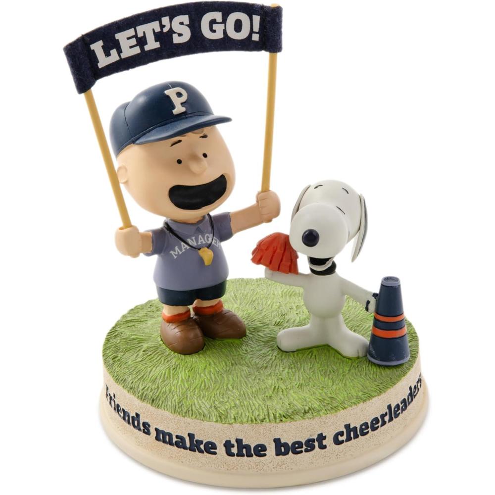 image:imageHallmark Peanuts Figurine 55 Big Cheers for You Gift for Coaches Teachers Dads Friends Fans Collectors