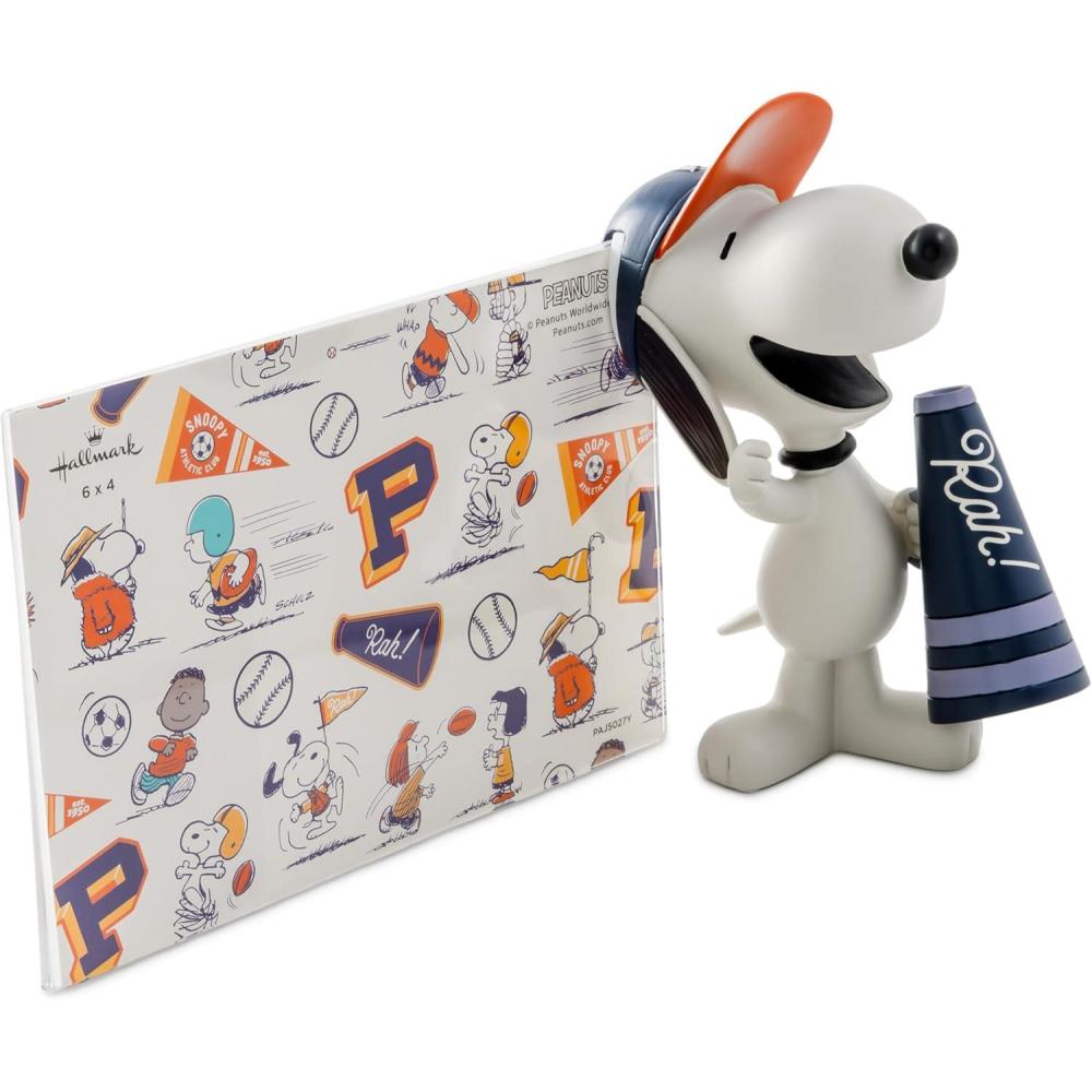 image:imageHallmark Peanuts Sculpted Picture Frame 4x6 Coach Snoopy Gift for Graduations Coaches Teammates Friends Fans Collectors