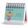 DaySpring Peanuts 365-Day Perpetual Calendar (Happiness Is…) Snoopy, Charlie Brown, Woodstock Religious Gift, Inspirational Desktop Accessory