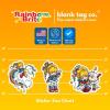 Rainbow Brite® Sticker Bundle – Waterproof Stickers for Water Bottles and Laptops