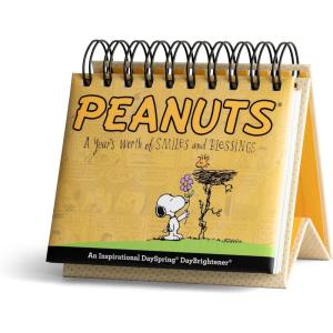 DaySpring Peanuts 365-Day Perpetual Calendar (A Year’s Worth of Smiles and Blessings) Snoopy and Woodstock, Religious Gift, Inspirational Desktop Accessory
