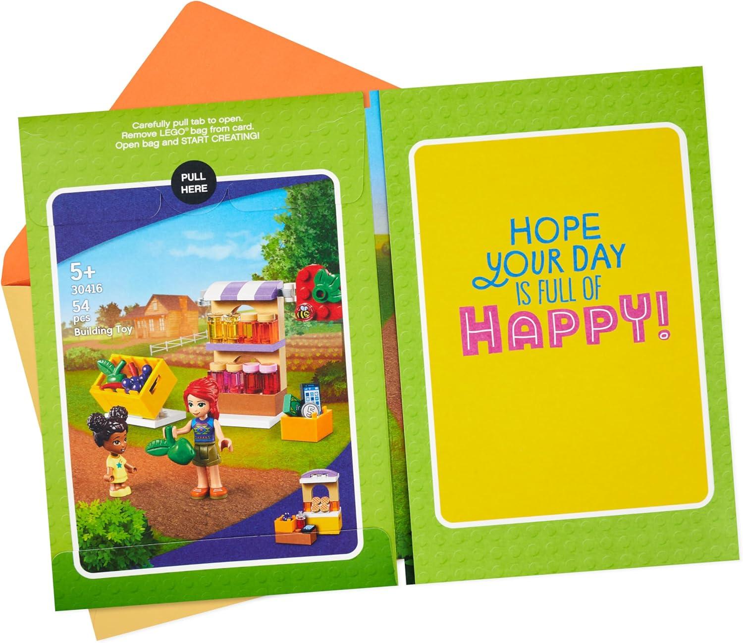 image:imageHallmark Birthday Card for Kids with Legos Playground Building Kit Ages 5 and UpFriends Market Building Kit Ages 5 and Up