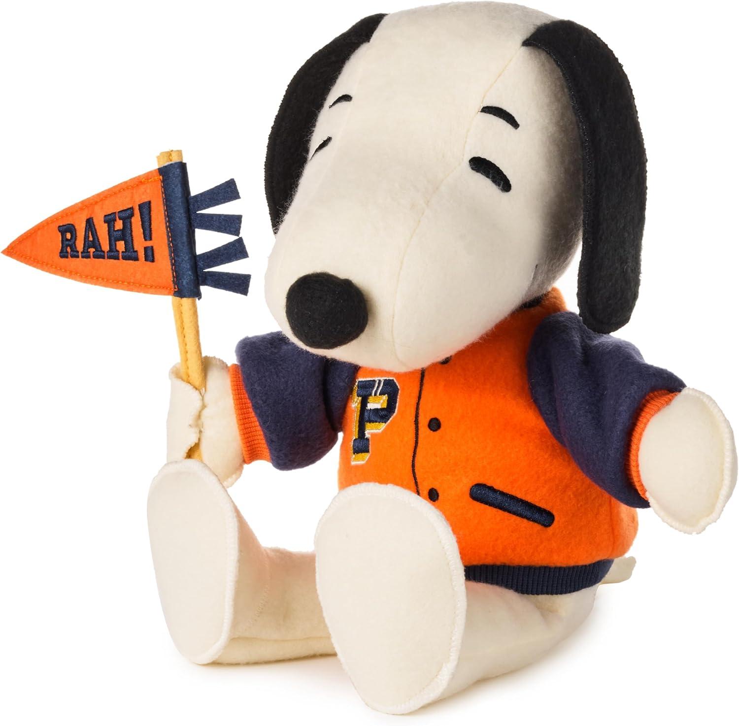 image:imageHallmark Peanuts Plush Toy 10 Varsity Snoopy Gift for Graduations Coaches Teammates Friends Fans Collectors