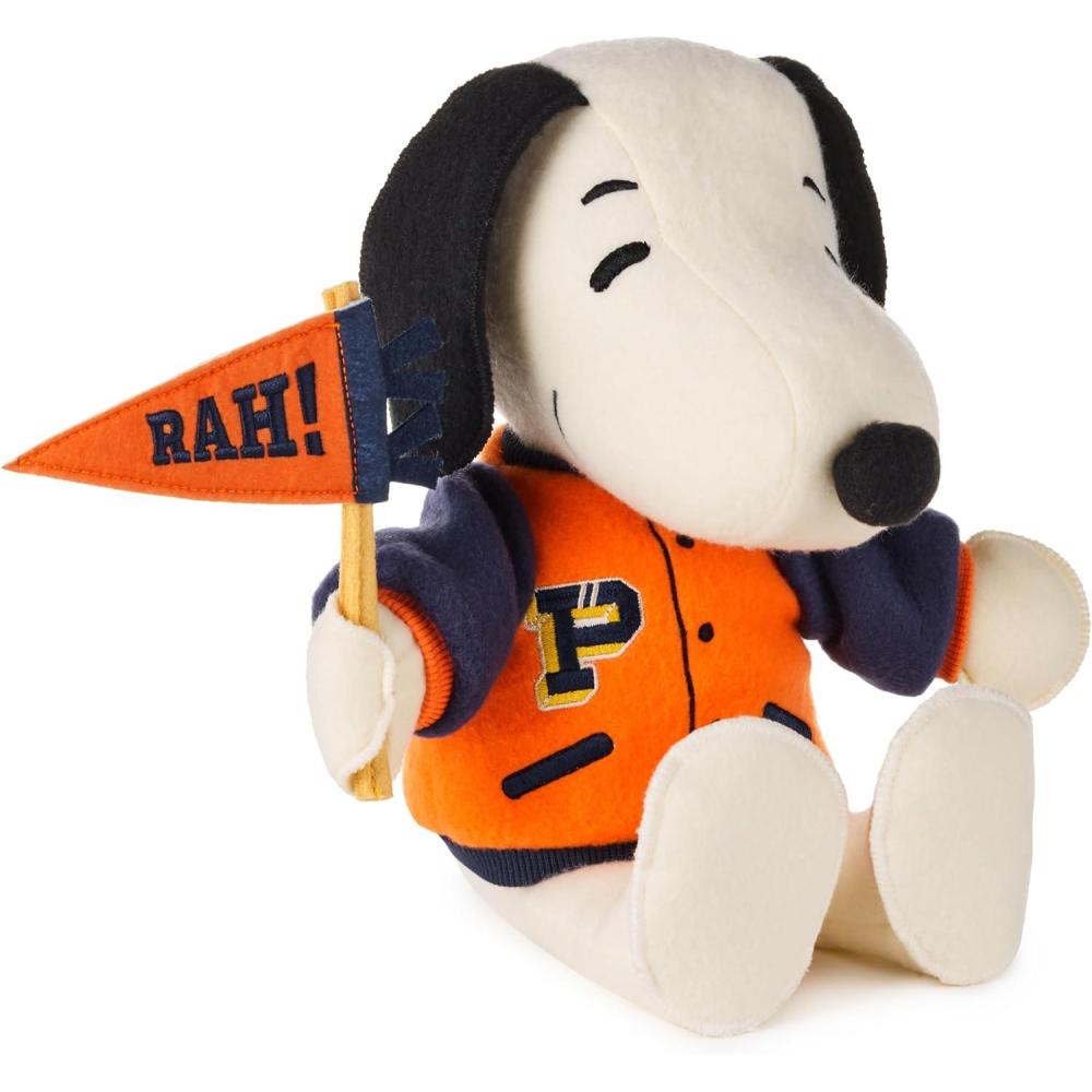 image:imageHallmark Peanuts Plush Toy 10 Varsity Snoopy Gift for Graduations Coaches Teammates Friends Fans Collectors