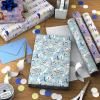 Hallmark Disney Frozen Birthday Wrapping Paper Mini Rolls, 3-Pack (Elsa and Anna on Purple, Olaf on Blue) for Kids Parties, Christmas, Celebrations, Any Occasion – 45 Sq. Ft. Total