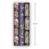 Hallmark Nightmare Before Christmas Wrapping Paper Mini Rolls, 3-Pack (Jack Skellington, Sally, Zero on Pink, Purple, Black) for Birthdays, Valentine’s Day, Halloween, Any Occasion – 45 Sq. Ft. Total
