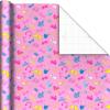 Hallmark Pink and Blue Barbie Wrapping Paper Rolls (3 Rolls: 60 Sq. Ft. Total) for Birthdays, Kids, Teens, Galentine’s Day, Mother’s Day, Bridal Showers